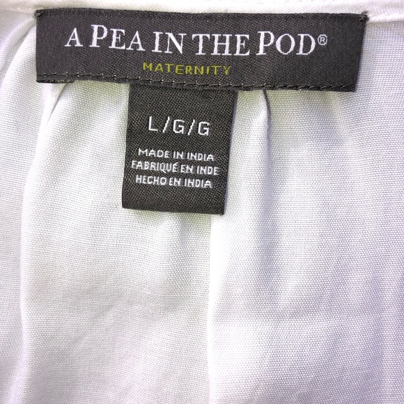 A Pea in the Pod cotton and crochet maternity top! - Picture 5 of 6
